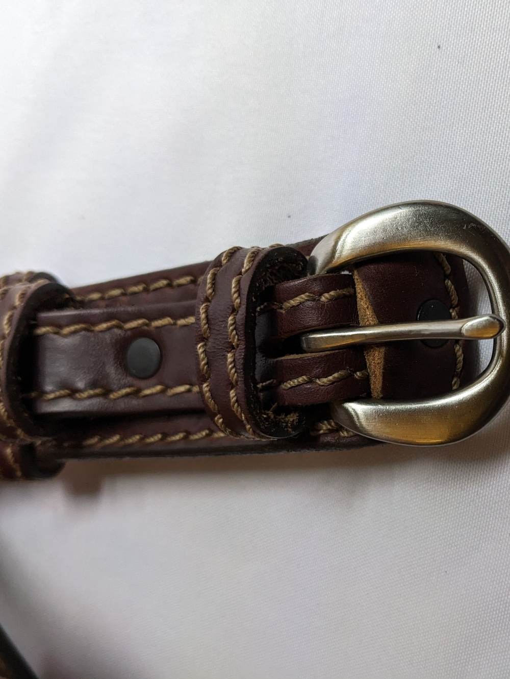 Duluth Trading Co Men's Ranger Work Belt, Style 90013, Brown Leather, Sz 40 - Picture 12 of 13